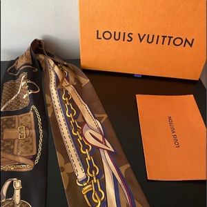LV Tribute to Marron Bandeau Twilly